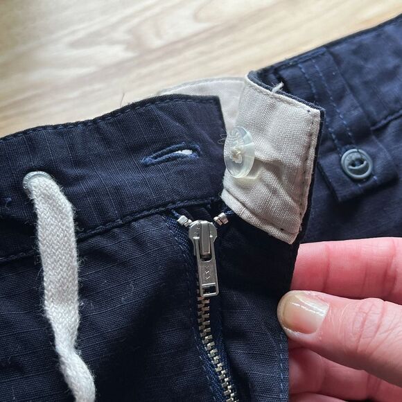 TOMMY HILFIGER VINTAGE CASUAL CLASSIC COTTON EVERYDAY PREPPY CHINO SHORTS SZ. 8 - Picture 6 of 7